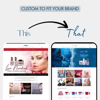 Cosmo - Nail Product Company Shopify Theme | Editable Canva Templates | Shopify OS 2.0 Theme