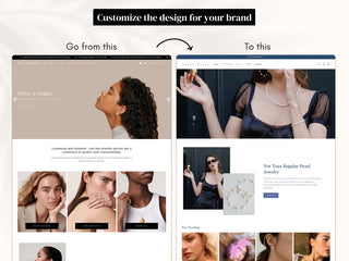 Fine Jewelry - Elegant & Modern Shopify Theme | Editable Canva Templates | Shopify OS 2.0 Theme