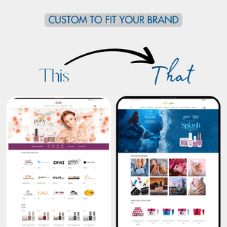 Queen - Nail Beauty Supply Shopify Theme | Editable Canva Templates | Shopify OS 2.0 Theme